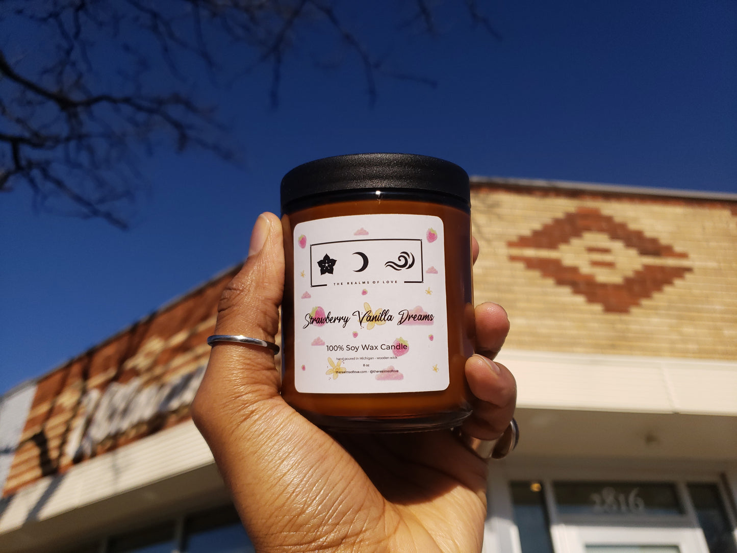 Strawberry Vanilla Dreams Soy Candle