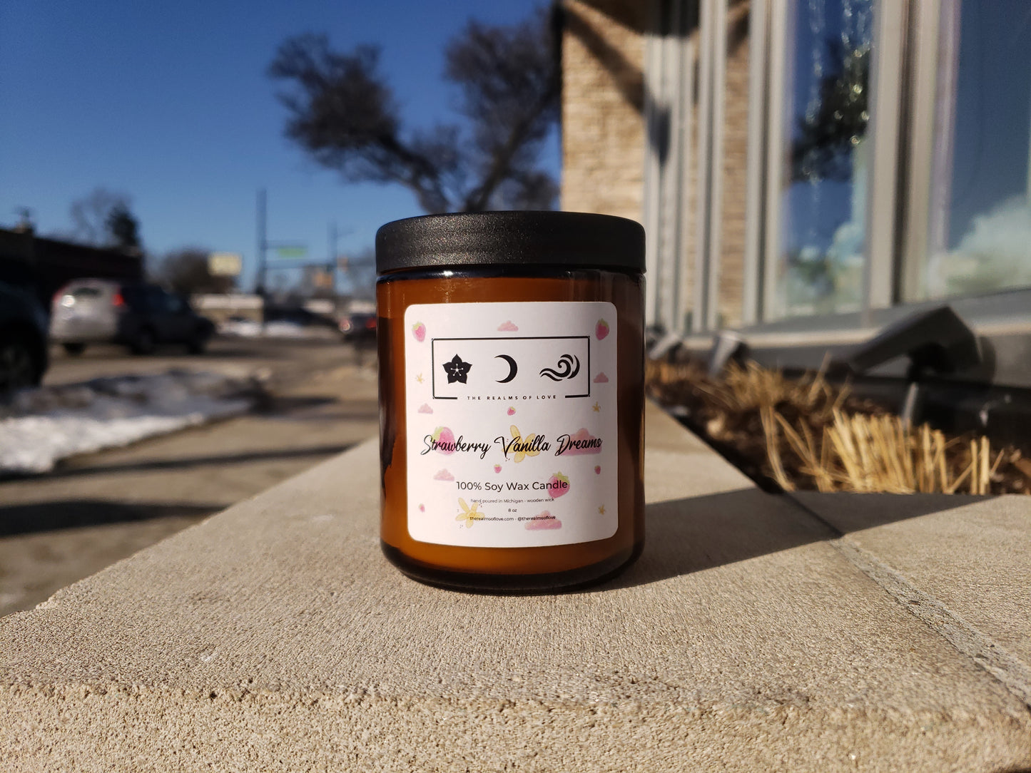 Strawberry Vanilla Dreams Soy Candle