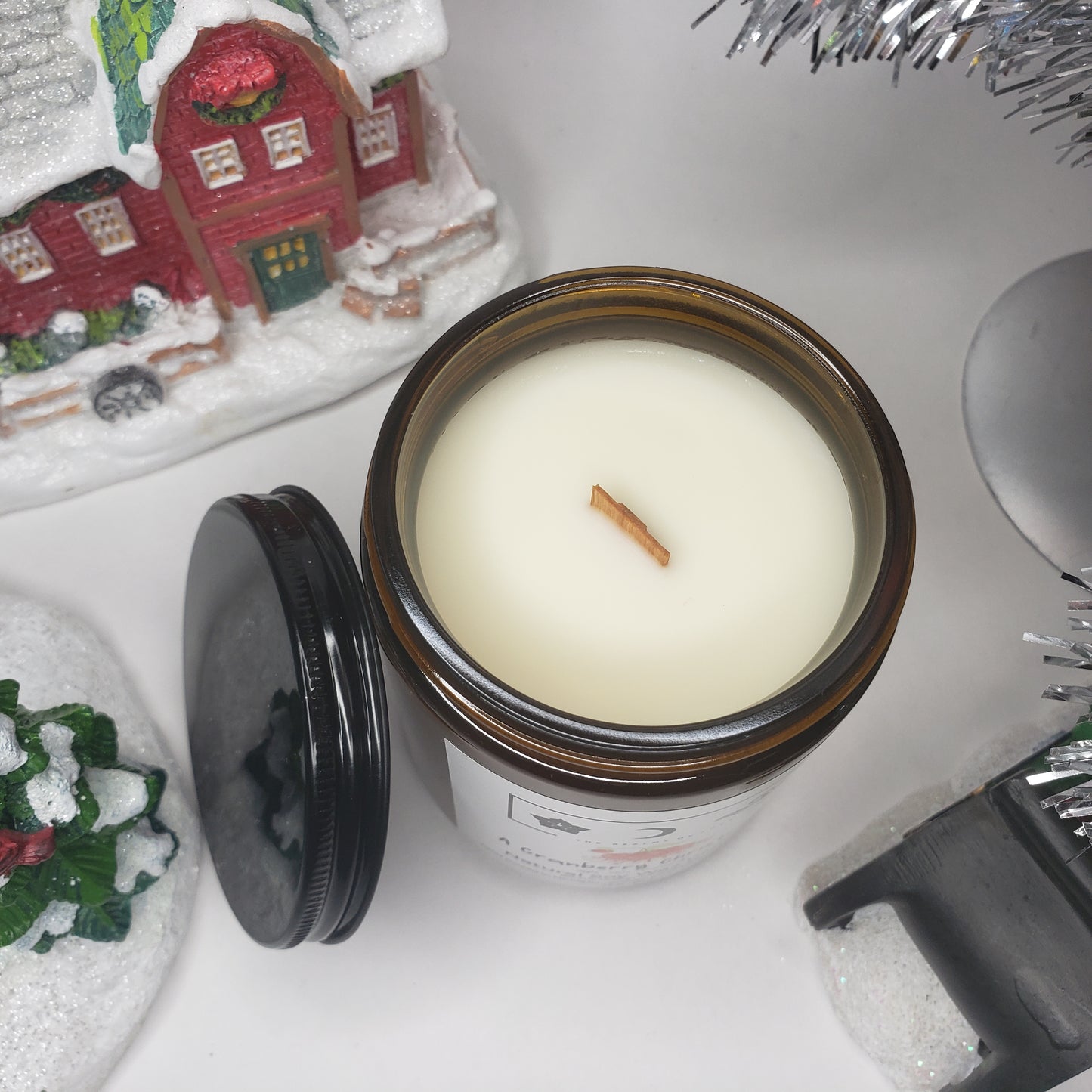 A Cranberry Christmas Soy Candle